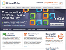 Tablet Screenshot of es.licensecube.com