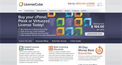 Desktop Screenshot of licensecube.com