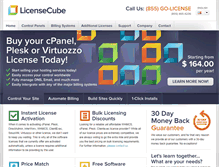 Tablet Screenshot of licensecube.com